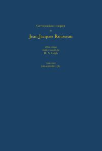 Book Cover for Correspondance Complète De Rousseau 26 by JeanJacques Rousseau