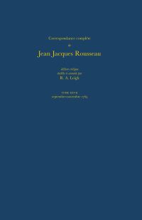 Book Cover for Correspondance Complète De Rousseau 27 by JeanJacques Rousseau