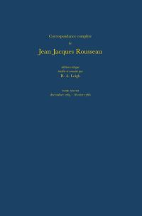 Book Cover for Correspondance Complète De Rousseau 28 by JeanJacques Rousseau