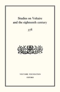 Book Cover for Studies on Voltaire and the Eighteenth Century 378 by D Gillian Thompson, Voltaire Foundation