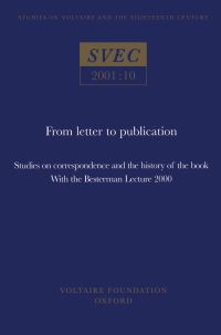 Book Cover for From Letter to Publication by Voltaire Foundation