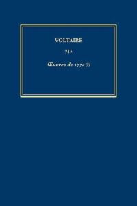 Book Cover for OEuvres Complètes De Voltaire (Complete Works of Voltaire) 74A by Voltaire