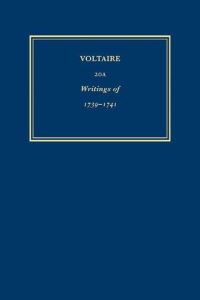 Book Cover for Complete Works of Voltaire. 20A Oeuvres De 1739-1741 by Voltaire
