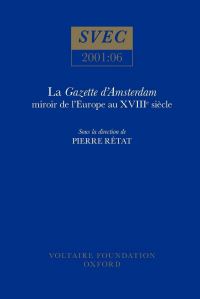 Book Cover for La 'Gazette d'Amsterdam' by Pierre Rétat