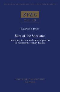 Book Cover for Sites of the Spectator by Suzanne R Pucci