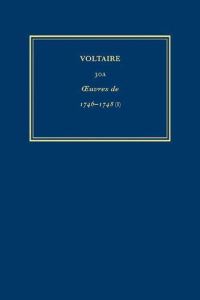 Book Cover for Complete Works of Voltaire. 30A Oeuvres De 1746-1748 (I) by Voltaire