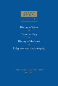 Book Cover for History of Ideas by Voltaire Foundation