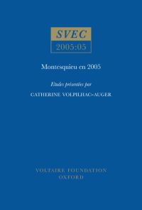 Book Cover for Montesquieu En 2005 by Catherine VolpilhacAuger