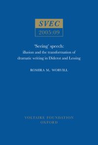 Book Cover for Seeing Speech by Romira M Worvill