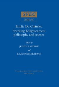 Book Cover for Emilie Du Châtelet by Judith P Zinsser, Julie Candler Hayes, Voltaire Foundation