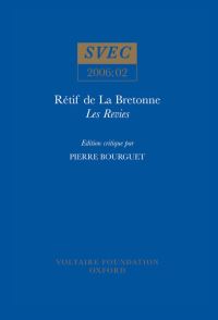 Book Cover for Les Revies by Restif de La Bretonne, Pierre Bourguet, Voltaire Foundation