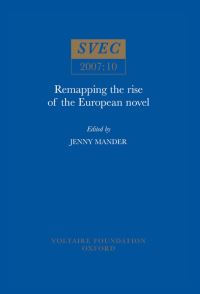 Book Cover for Remapping the Rise of the European Novel by Jenny Mander
