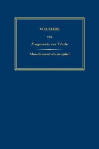 Book Cover for Complete Works of Voltaire Vol. 75B by Voltaire, Cynthia Manley, John Renwick, Voltaire Foundation
