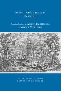 Book Cover for Penser L'ordre Naturel, 1680-1810 by Adrien Paschoud, Nathalie Vuillemin