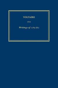 Book Cover for Complete Works of Voltaire. Vol. 70A Writings of 1769 (IIA) by Voltaire