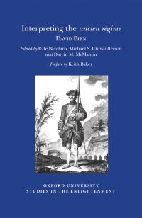 Book Cover for Interpreting the Ancien Régime by David D Bien, Voltaire Foundation