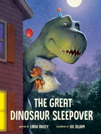 Book Cover for The Great Dinosaur Sleepover by Linda Bailey, Joe Bluhm