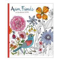 Book Cover for Avian Friends Coloring Book by Genine D Zlatkis