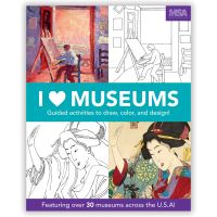 Book Cover for I Heart Museums Activity Book by Galison Mudpuppy