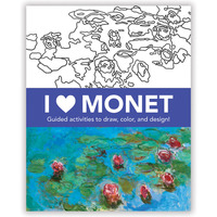 Book Cover for I Heart Monet Activity Book by Galison Mudpuppy