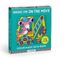 Book Cover for Marine Life On the Move Color Magic Bath Book by Mudpuppy
