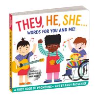 Book Cover for They, He, She by Andy Passchier
