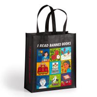 Book Cover for I Read Banned Books Reusable Shopping Bag by Mudpuppy