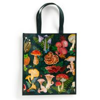 Book Cover for World of Mushrooms Reusable Shopping Bag by Galison