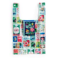 Book Cover for Ever Upward Botanist Bookshelf Packable Nylon Tote Bag by Galison