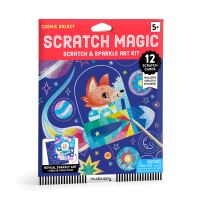 Book Cover for Cosmic Galaxy Scratch & Sparkle Art Activity Kit by Mudpuppy