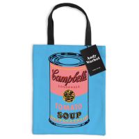 Book Cover for Warhol Soup Can Volume 3 Canvas Tote Bag by Galison