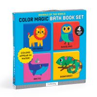 Book Cover for Animals Of The World Color Magic Bath Book Set by Mudpuppy