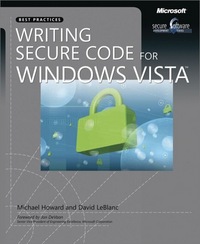 Book Cover for Writing Secure Code for Windows Vista by Michael Howard, David LeBlanc
