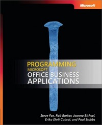 Book Cover for Programming Microsoft Office Business Applications by Erika Cabral, Joanna Bichsel
