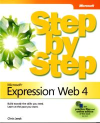 Book Cover for Microsoft Expression Web 4 Step by Step by Chris Leeds, Microsoft Corporation