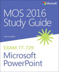 Book Cover for MOS 2016 Study Guide for Microsoft PowerPoint by Joan Lambert