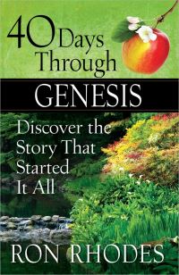 Book Cover for 40 Days Through Genesis by Ron Rhodes