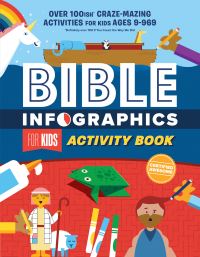Book Cover for Bible Infographics for Kids Activity Book by Harvest House Publishers