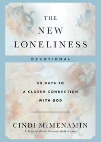 Book Cover for The New Loneliness Devotional by Cindi McMenamin