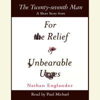 Book Cover for The Twenty-Seventh Man by Nathan Englander