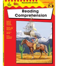 Book Cover for Reading Comprehension, Grades 7 - 8 by Carson Dellosa Education