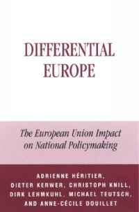 Book Cover for Differential Europe by Adrienne WindhoffHéritier