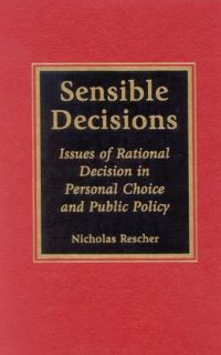 Book Cover for Sensible Decisions by Nicholas Rescher