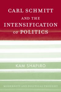 Book Cover for Carl Schmitt and the Intensification of Politics by Kam Shapiro
