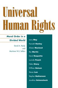 Book Cover for Universal Human Rights by David A Reidy, M N S Sellers