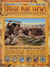 Book Cover for The Stone Age News by Fiona MacDonald