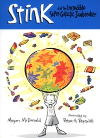 Book Cover for Stink and the Incredible Supergalactic Jawbreaker by Megan McDonald, Peter H Reynolds