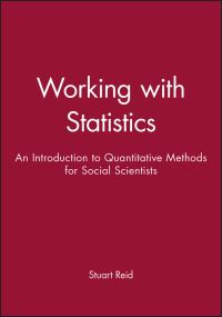 Book Cover for Working With Statistics by Stuart Reid