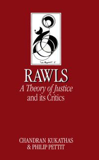 Book Cover for Rawls by Chandran Kukathas, Philip Pettit