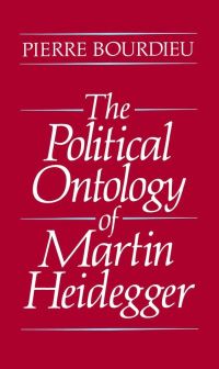 Book Cover for The Political Ontology of Martin Heidegger by Pierre Bourdieu